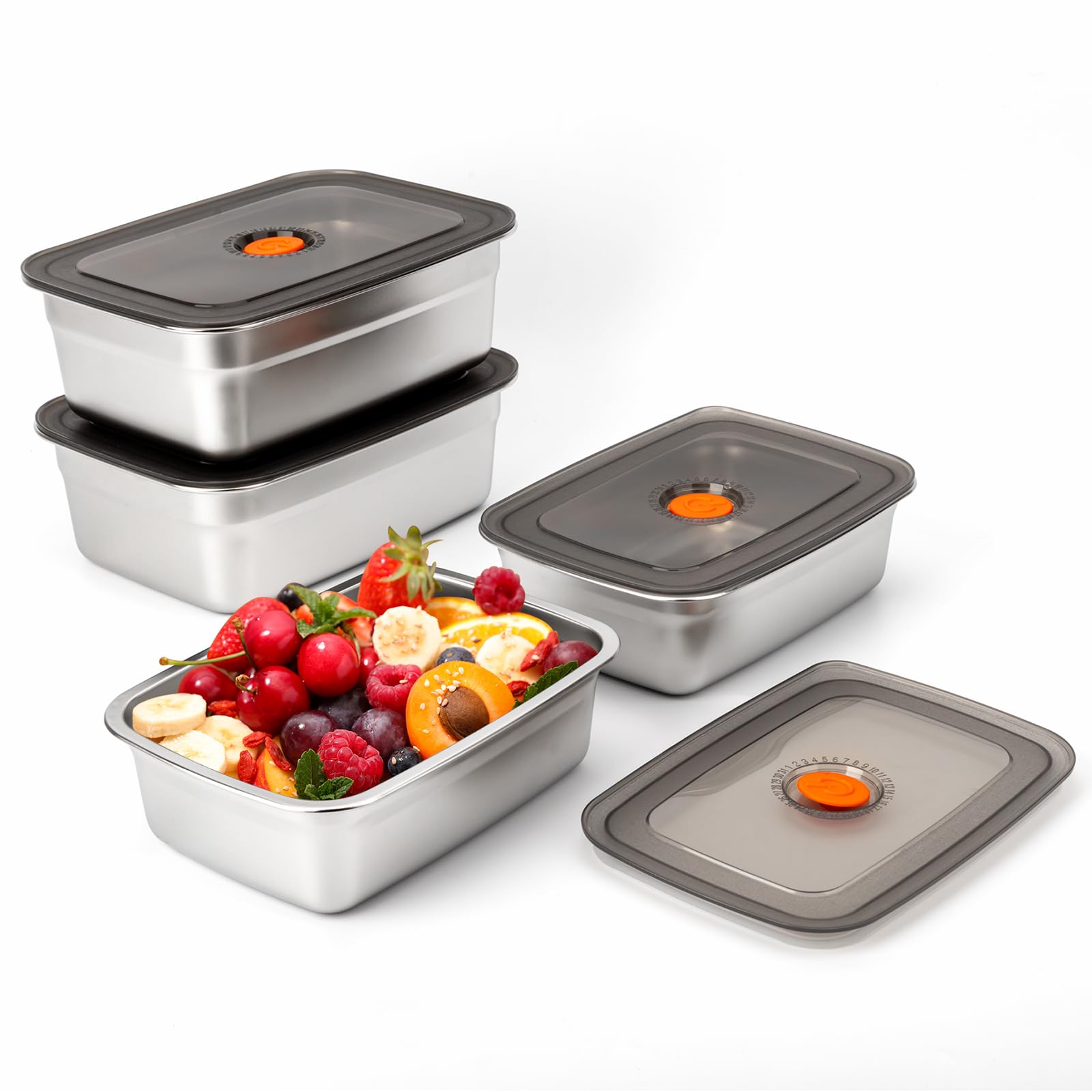 Bento Box - Stainless Steel Camping Lunch Box Sealed