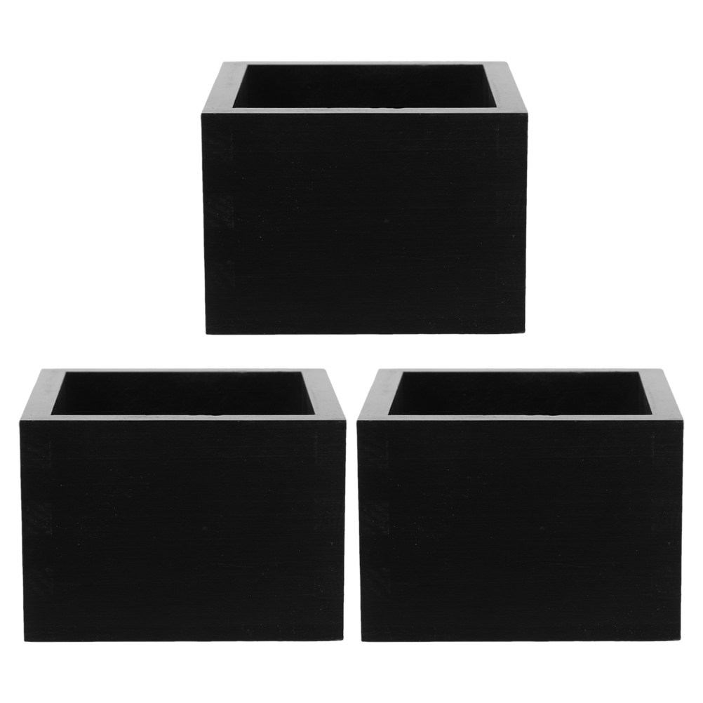 Japanese Tea - 3Pcs Japanese Wooden Sake Cups Square