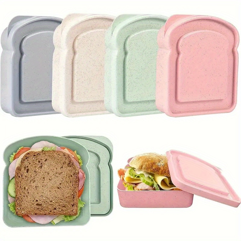 Bento Box - 1pc Bento Boxes, Sandwich Containers, For