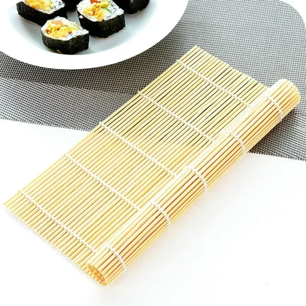 Sushi Making Kit - 24X24cm/27X27cm/30X30cm Homemade No-Stick Bamboo Sushi Mat