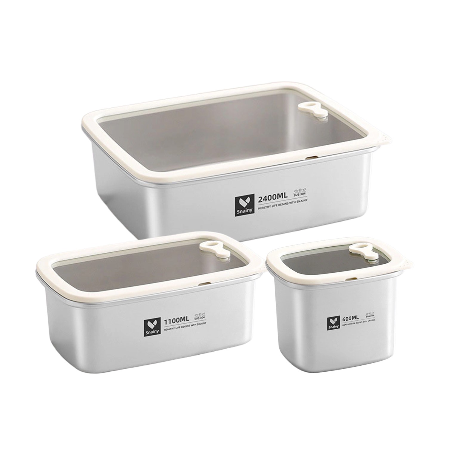 Bento Box - LFGB Certified Pure 304 Stainless Steel