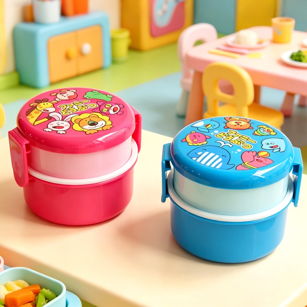Japanese Snacks - Mini Animal Lunch Box Japanese Double-layer