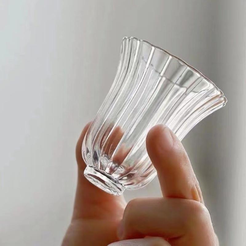 Japanese Tea - 50ml Japanese Floral Design Glass Tea