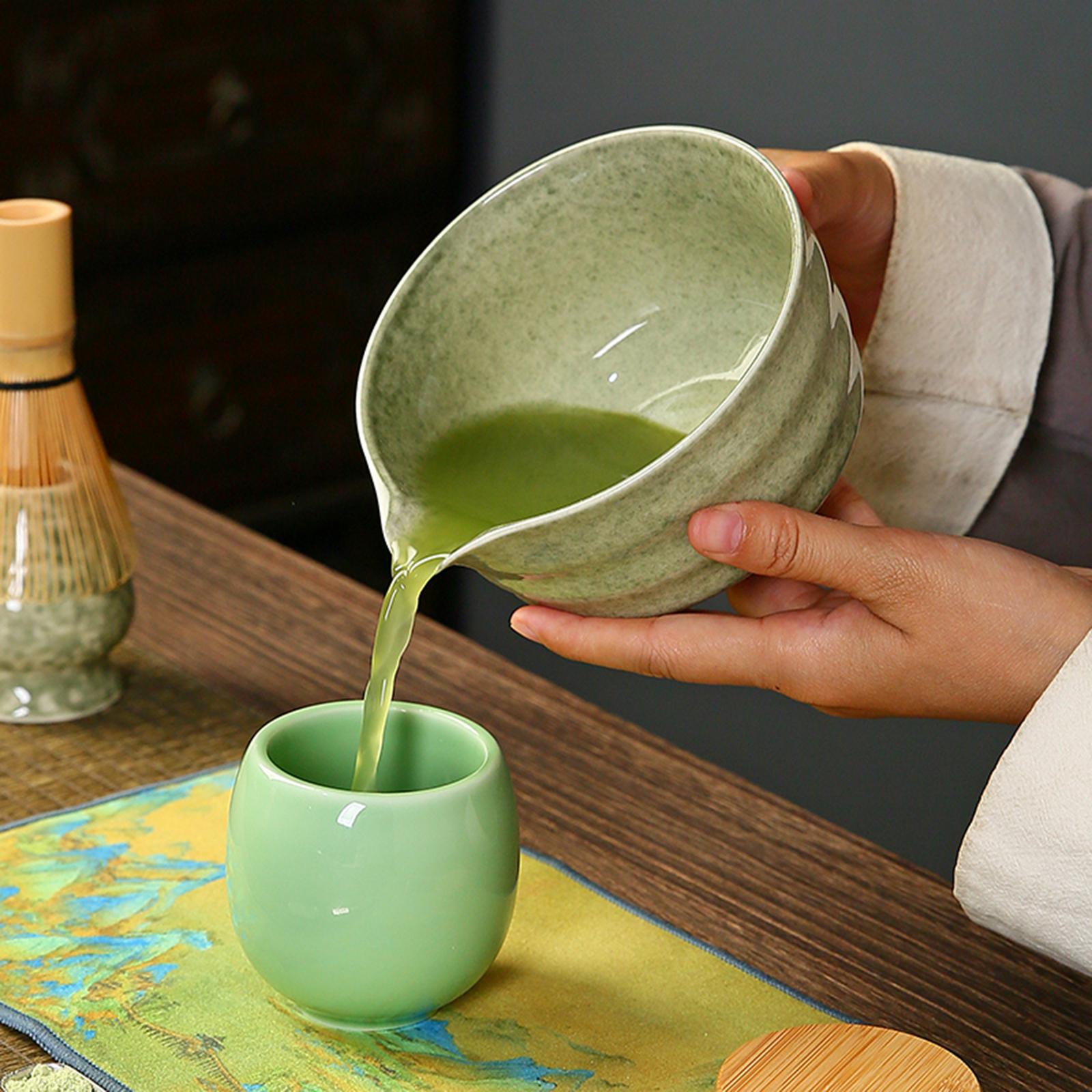 Ceramic Matcha Bowl with Spout - Japanese Tea recension och pris