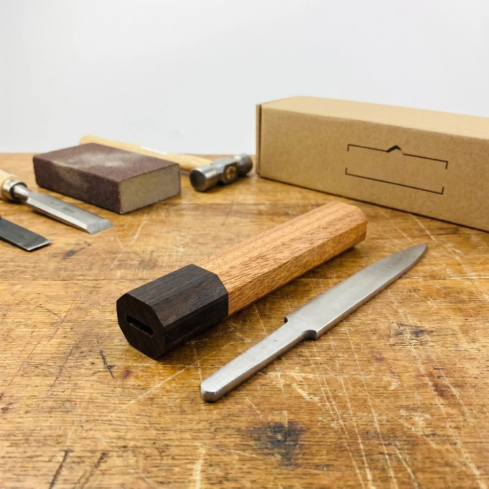 Solid Wood Octagonal Handle Bl - Japanese Knife recension och pris