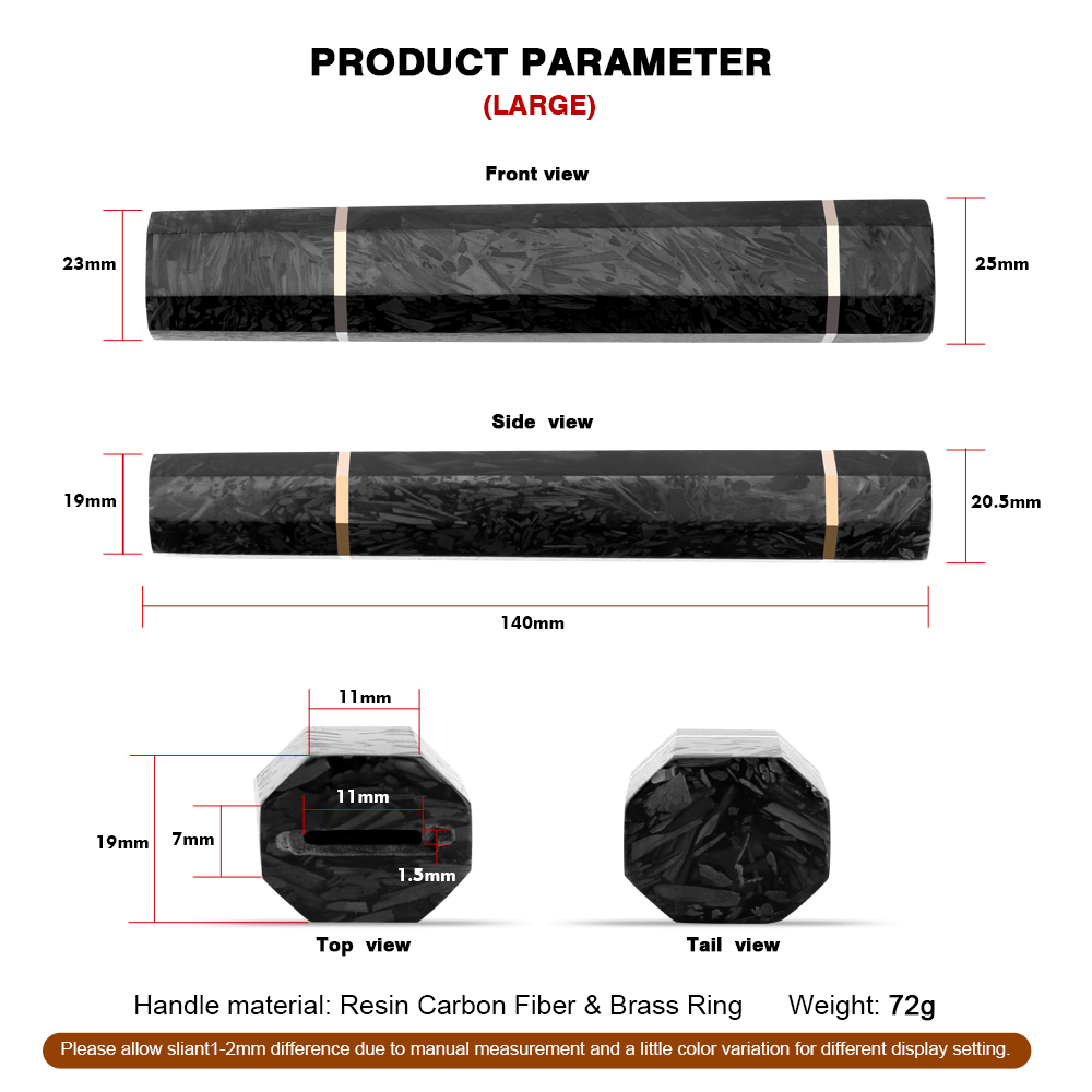 Handmade Resin & Carbon Fiber  - Japanese Knife recension och pris