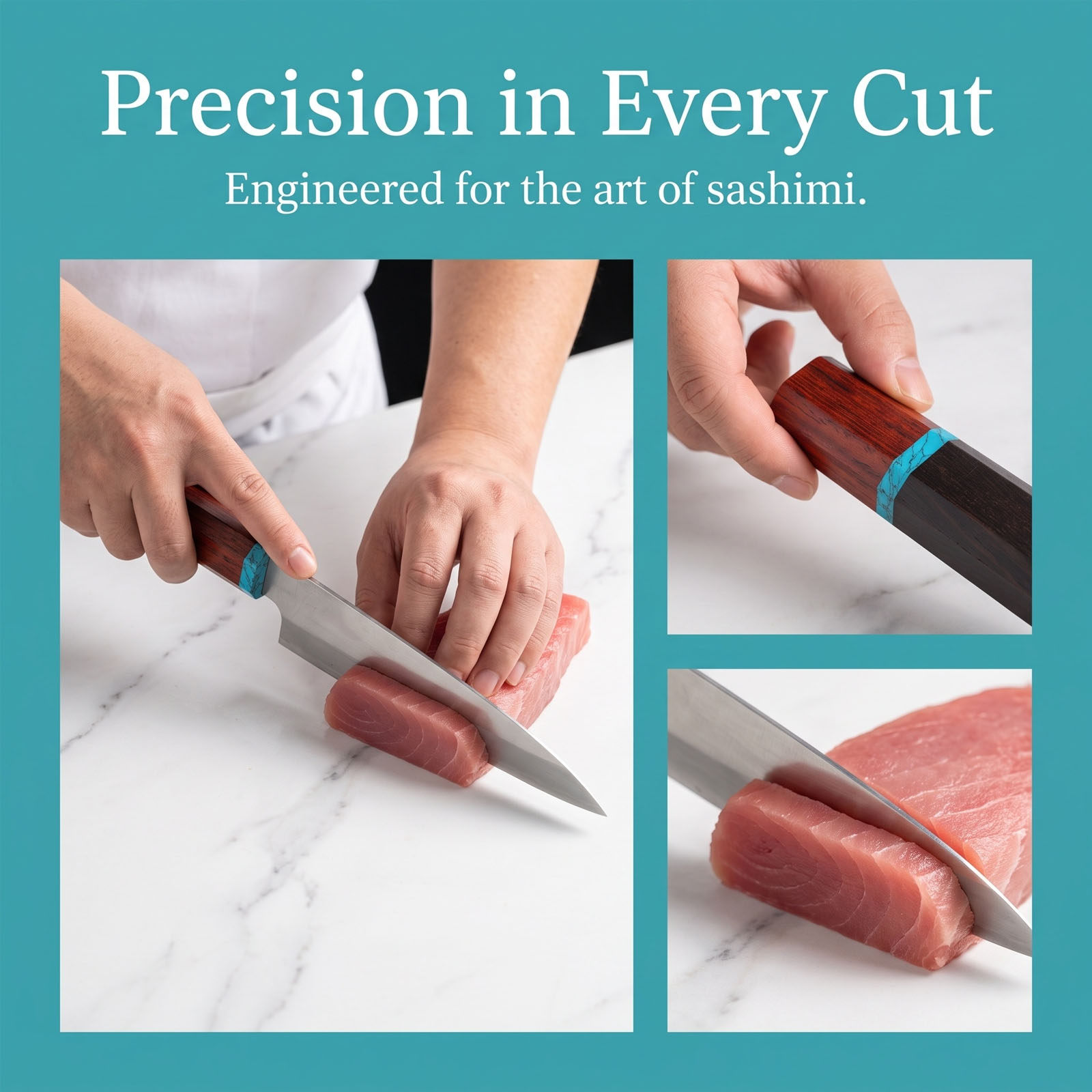 Wooden Japanese Kitchen Knife  - Japanese Knife recension och pris