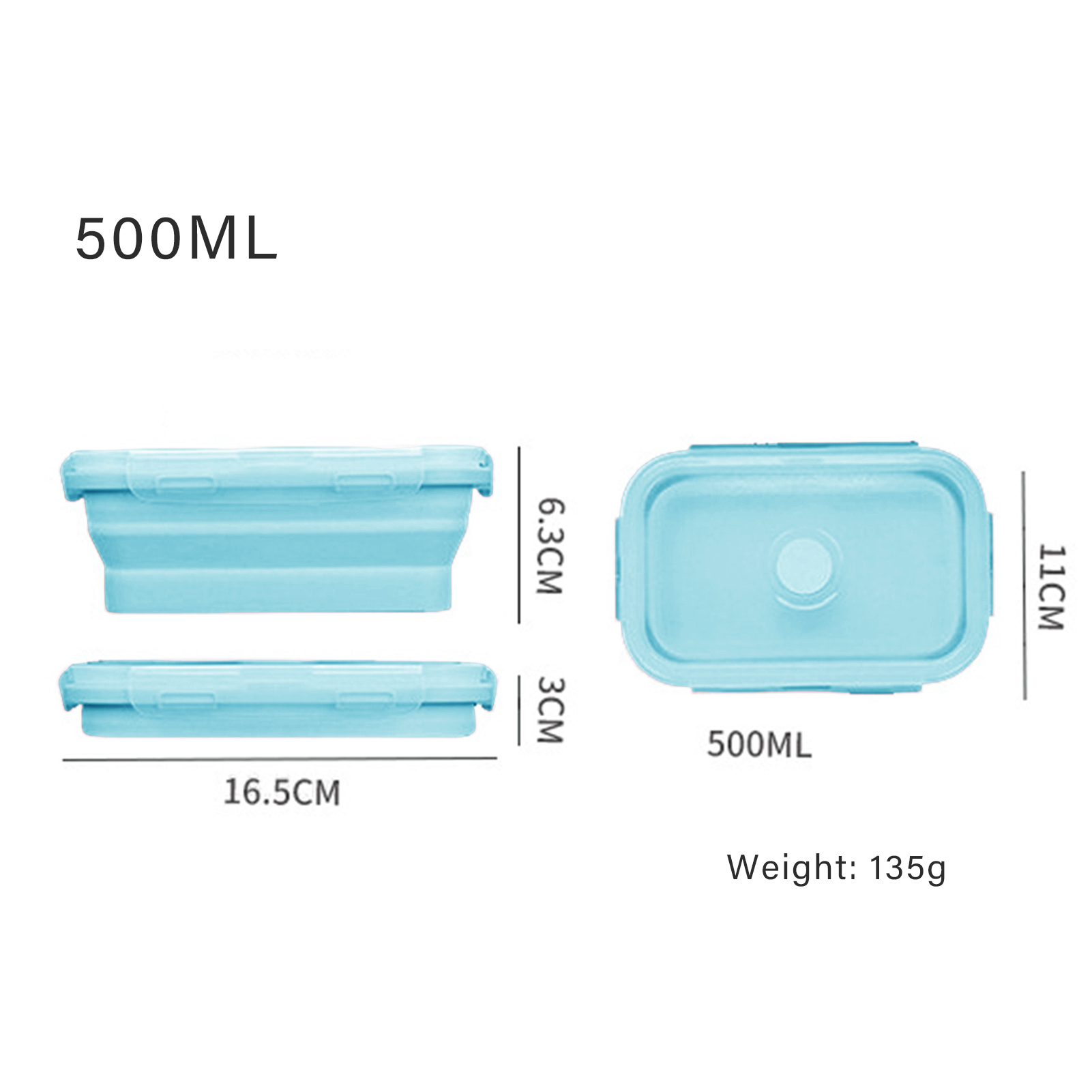 Silicone Lunch Box Food Grade  - Bento Box recension och pris