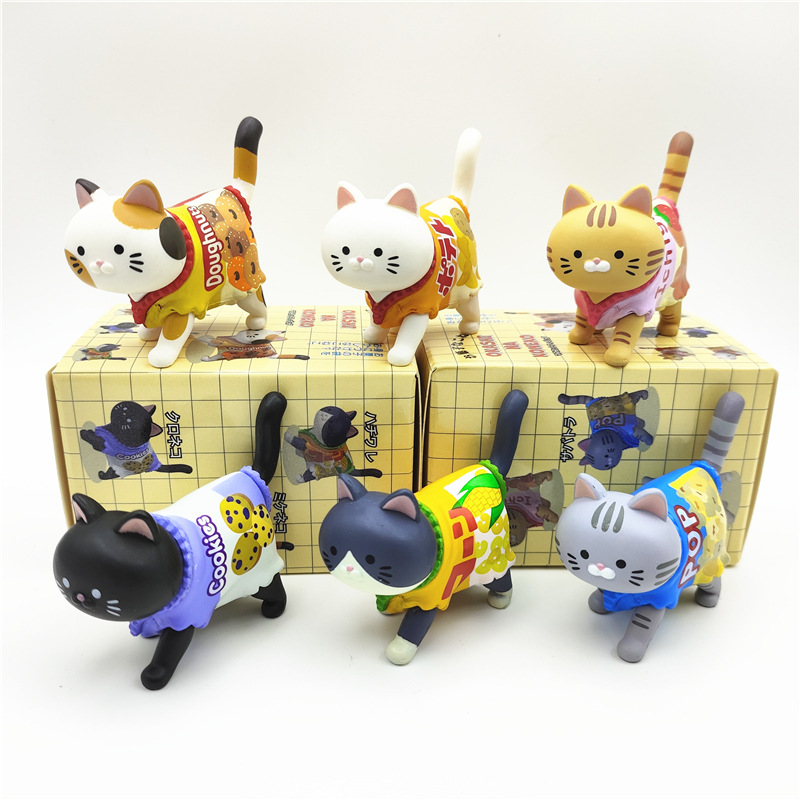 Cute Cat Blind Box Wearing Can - Japanese Snacks recension och pris