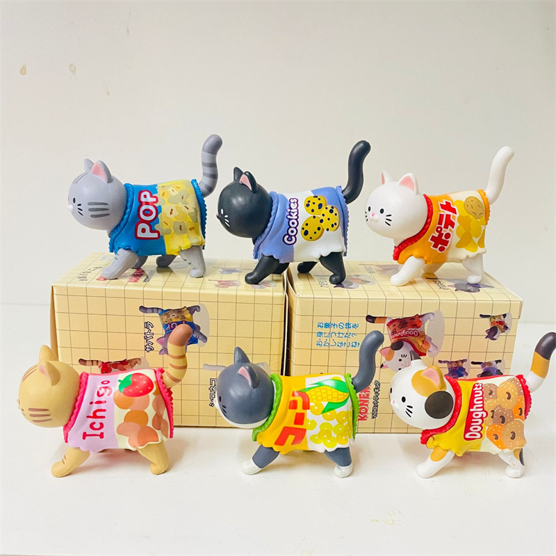 Cute Cat Blind Box Wearing Can - Japanese Snacks recension och pris