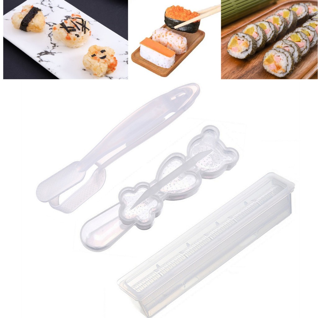 3Pcs/Set Sushi Mold Set, DIY W - Sushi Making Kit recension och pris