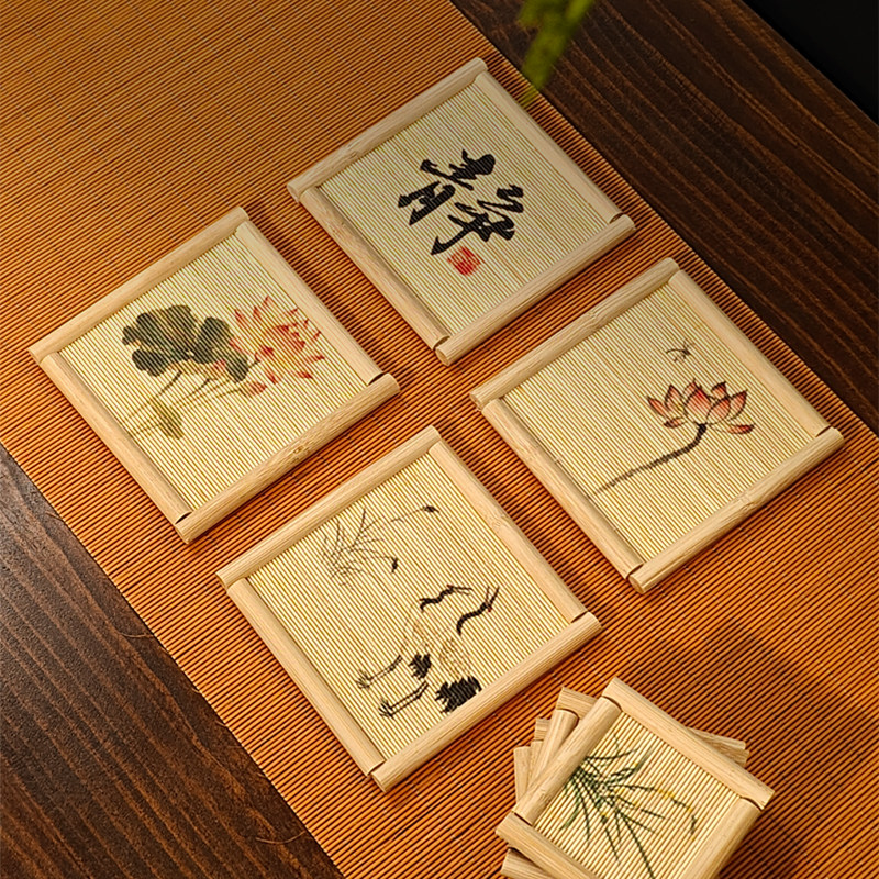Set of 5 Natural Bamboo Tea Cu - Japanese Tea recension och pris