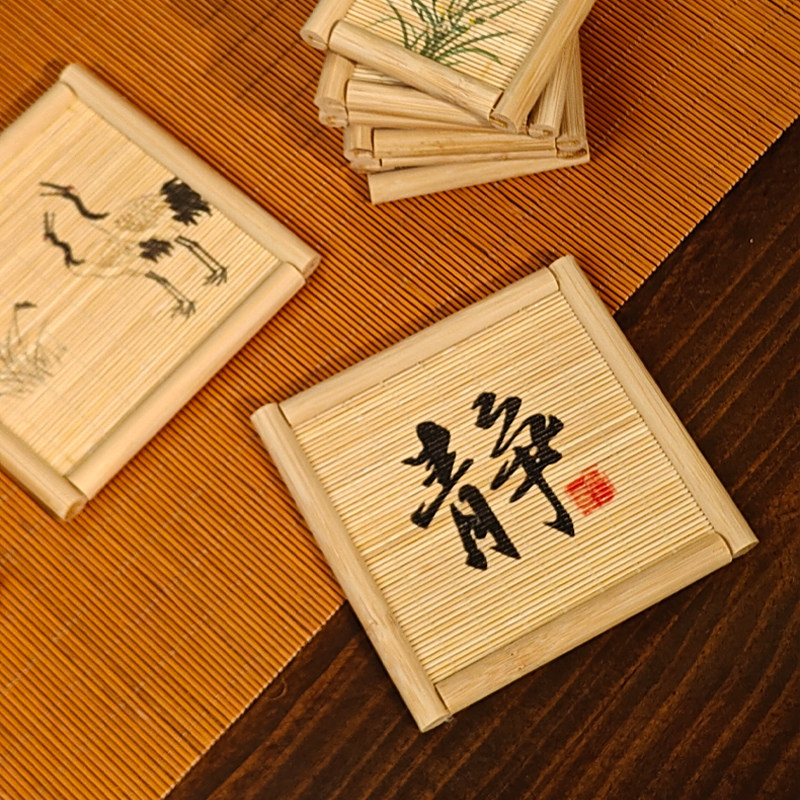 Set of 5 Natural Bamboo Tea Cu - Japanese Tea recension och pris