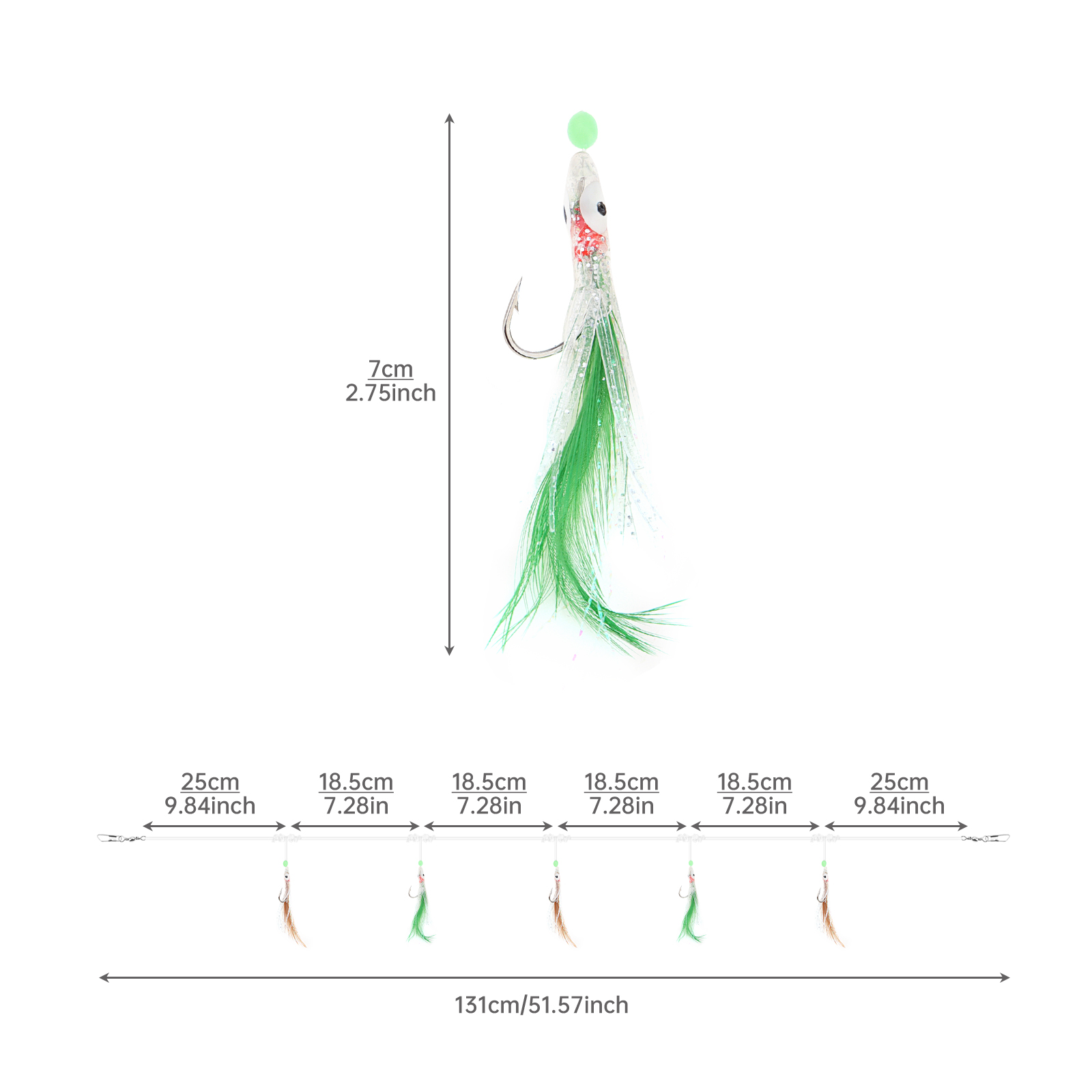 Sabiki Soft Fishing Lure Hooks - Furoshiki recension och pris
