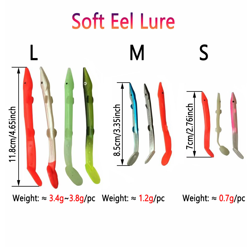 8pcs Soft Plastic Bait Fish Sa - Furoshiki recension och pris