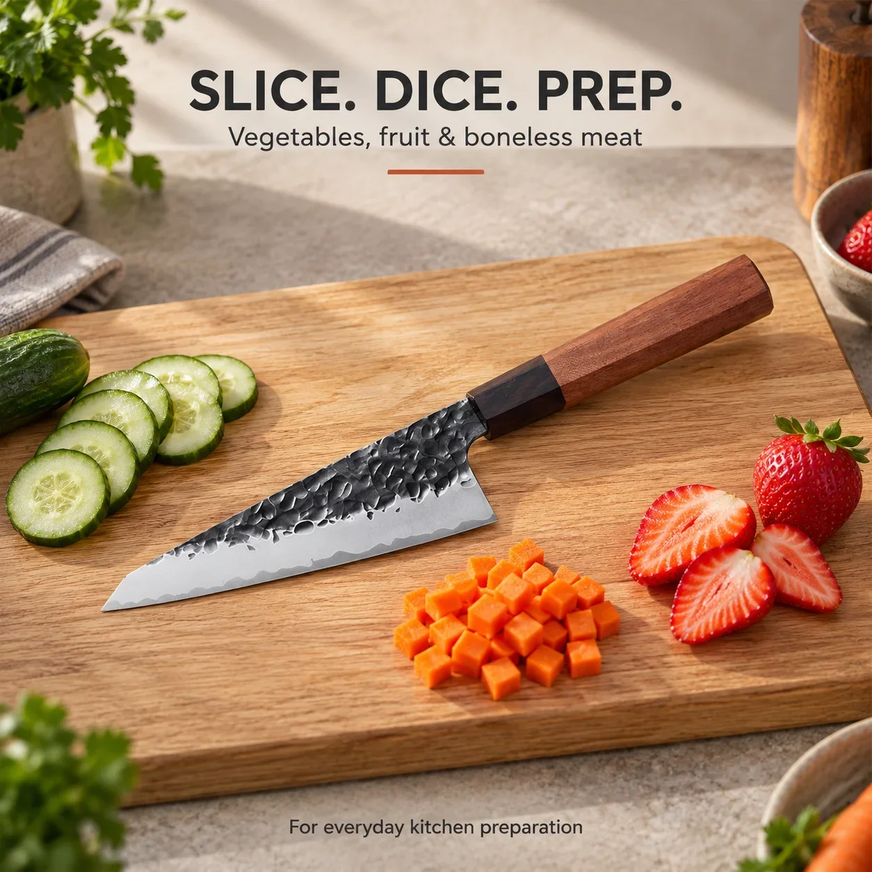 WXCOO Hand Forged Japanese Bun - Japanese Knife recension och pris