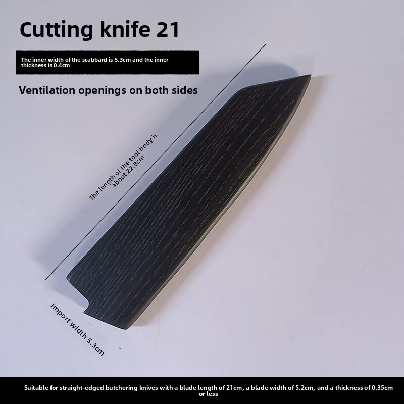 Black Lacquer Ash Wood Saya Kn - Japanese Knife recension och pris