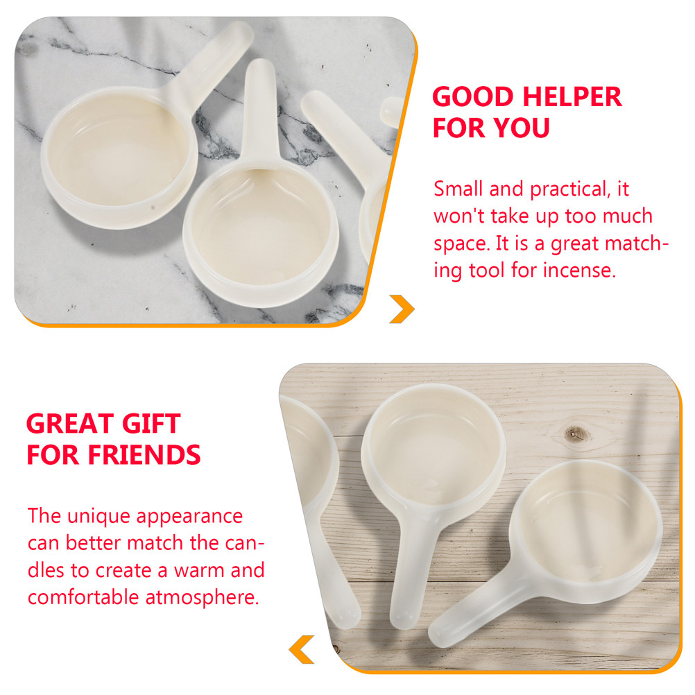 3Pcs Ceramic Tray Exquisite Cr - Incense Holder recension och pris