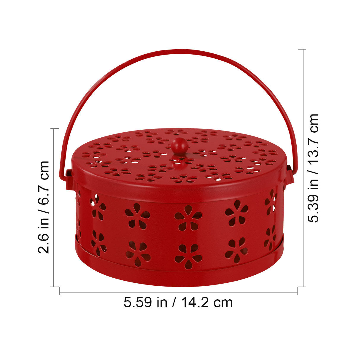 Box Fireproof Metal Retro Holl - Incense Holder recension och pris