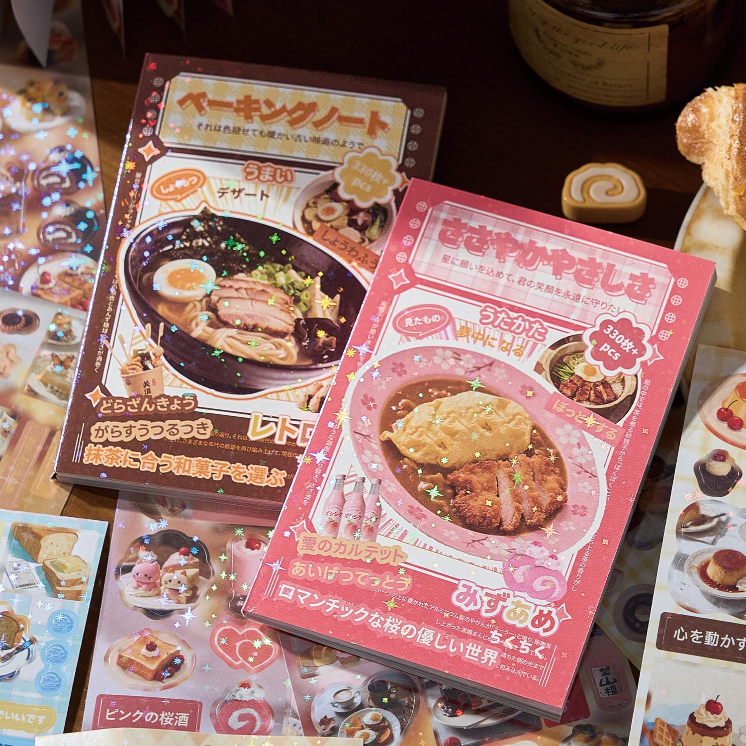 30-Sheet Vintage-Style Cut-Mem - Japanese Snacks recension och pris
