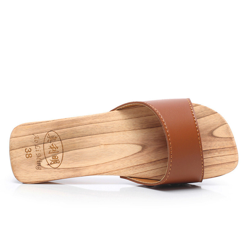 Women Wooden Slippers Summer J - Geta Wooden Sandal recension och pris