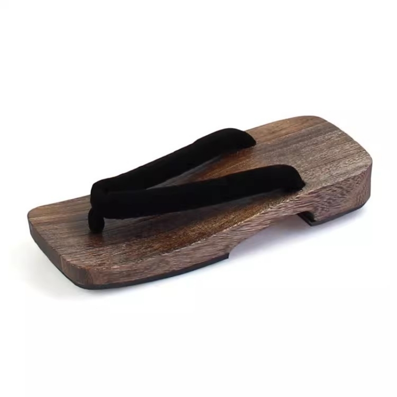 Men's Charcoal Cosplay Wood Su - Geta Wooden Sandal recension och pris